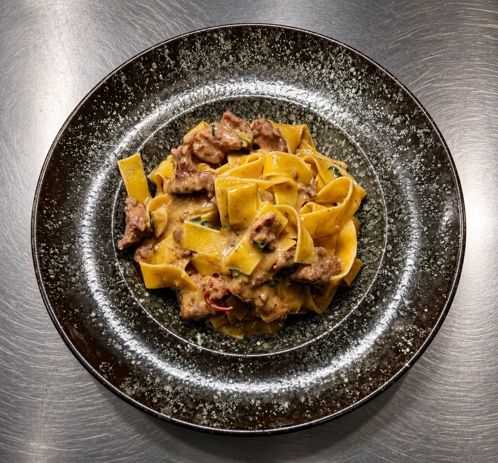 Pappardelle alla Fillet Steak